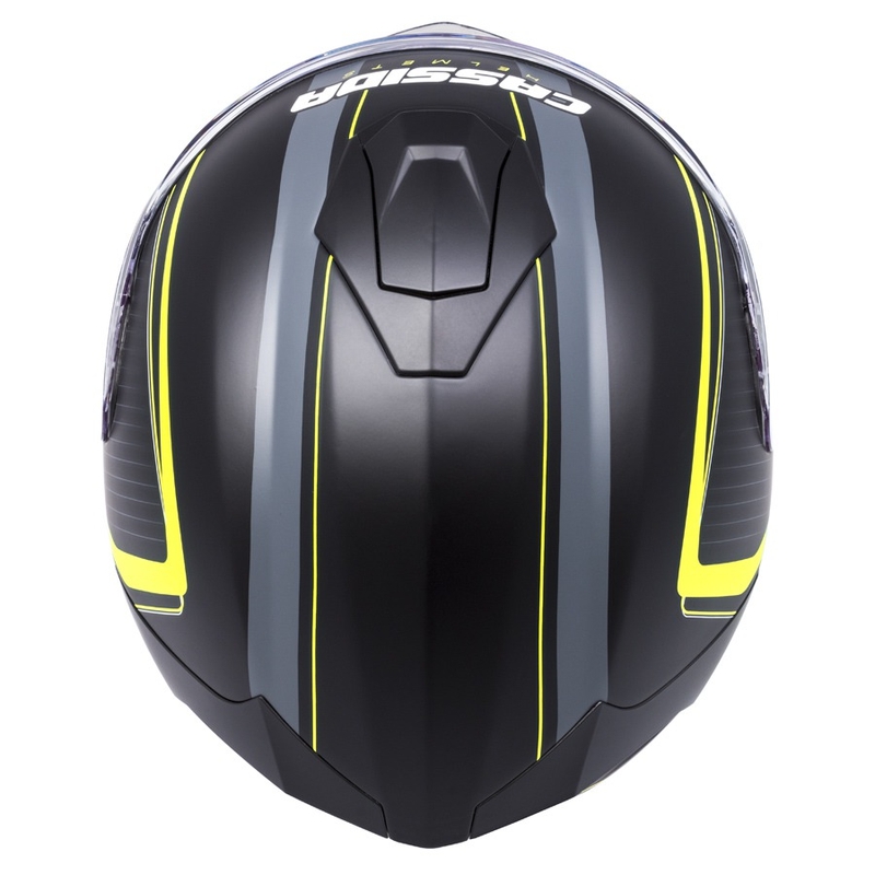 Cască integrală Cassida Integral Integral GT 2.0 Reptyl negru-gri-fluo galben