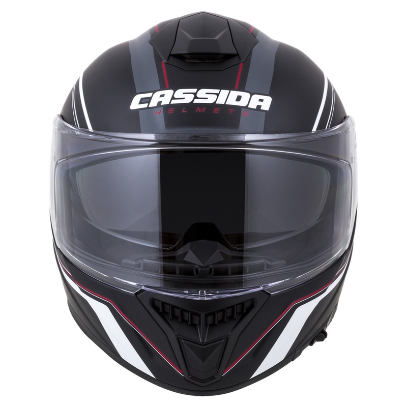 Cască integrală Cassida Integral Integral GT 2.0 Reptyl negru-gri-alb-roșu