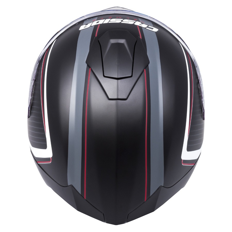 Cască integrală Cassida Integral Integral GT 2.0 Reptyl negru-gri-alb-roșu