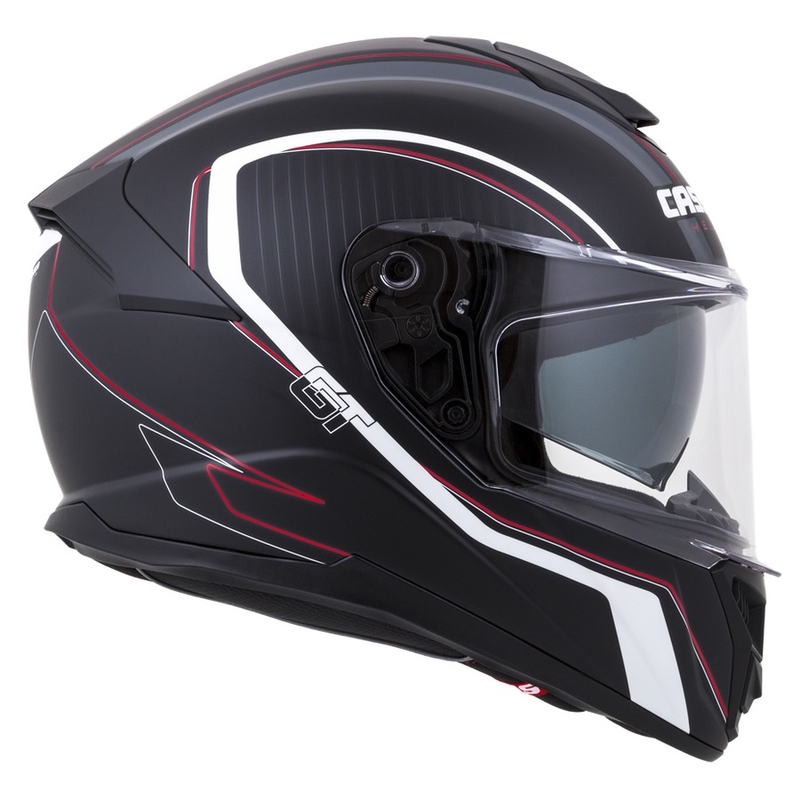 Cască integrală Cassida Integral Integral GT 2.0 Reptyl negru-gri-alb-roșu