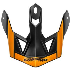 Cască Cassida Cross Pro II cu vizieră portocalie-neagră-gri