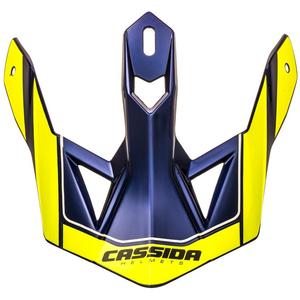 Vizieră de cască pentru Cassida Cross Pro II galben-albastru fluo