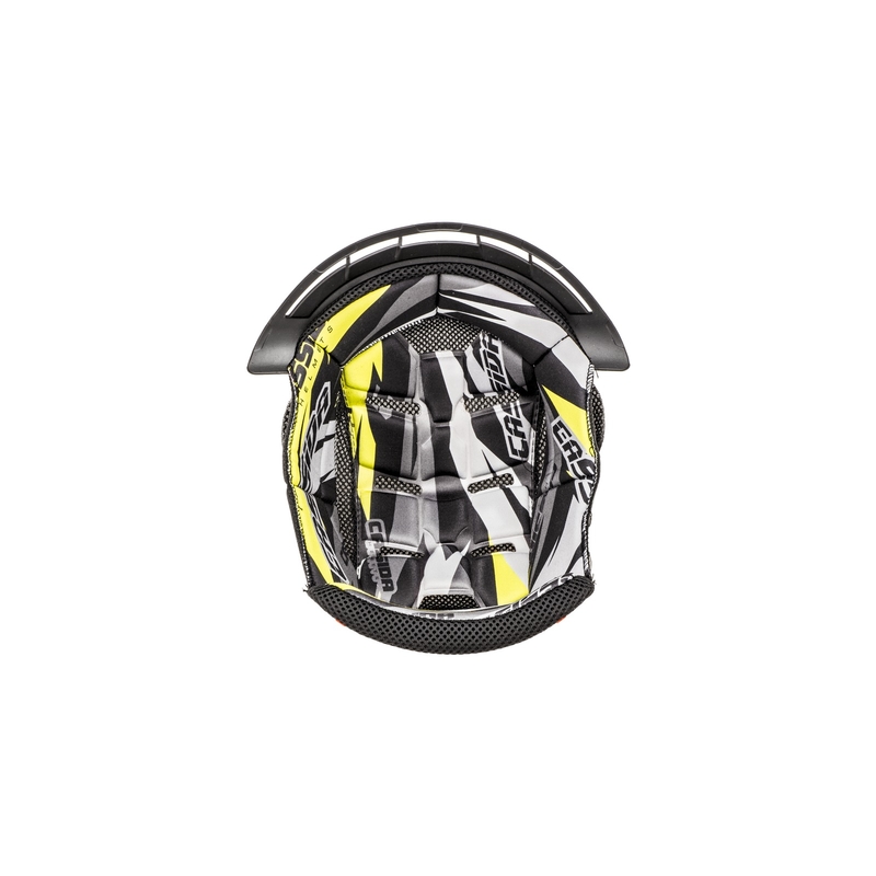 Șapcă de interior pentru casca Cassida Cross Pro II negru-alb-alb-galben-fluo