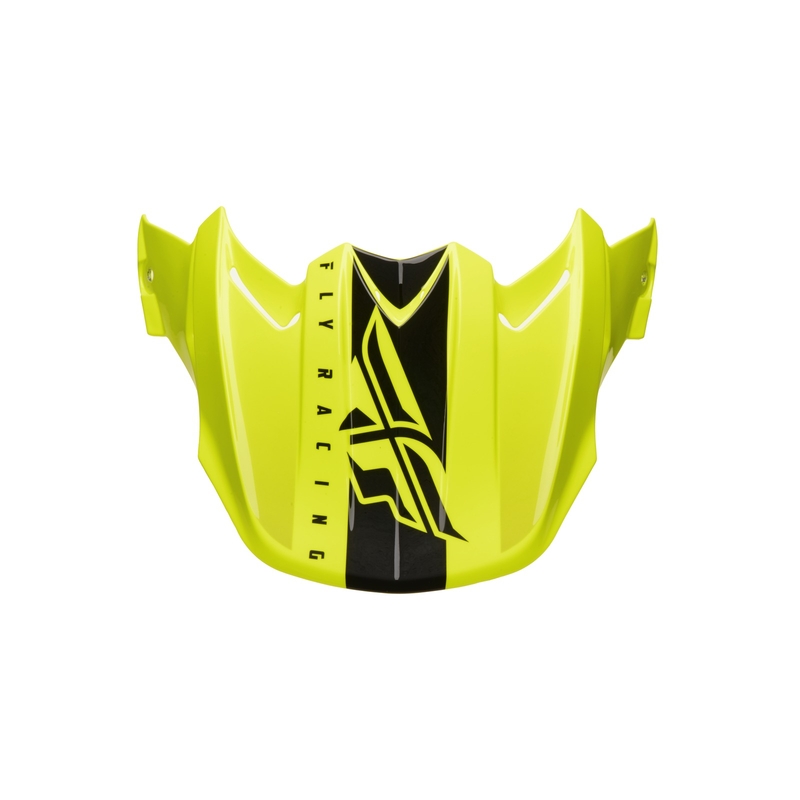 FLY Racing F2 cască cu vizieră negru-galben-fluo