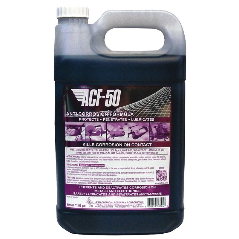 Agent anticoroziv și de curățare pentru conservare ACF-50 4 l