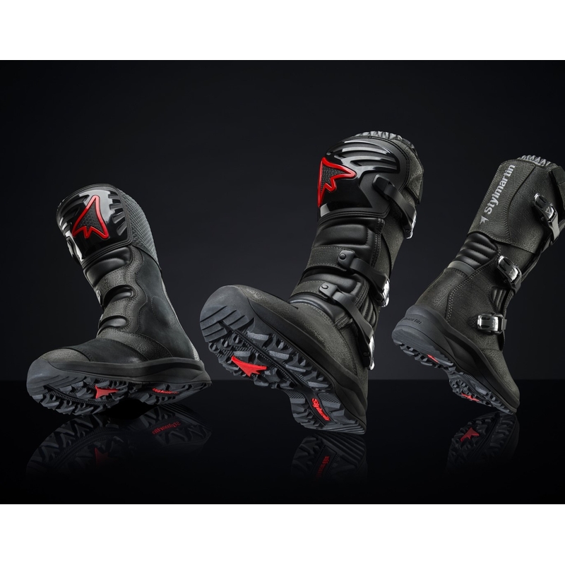 Stylmartin Navajo WP cizme de motocicletă negre Stylmartin Navajo WP