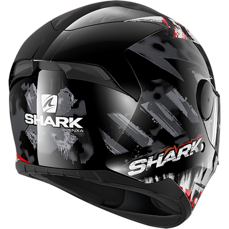 Cască integrală SHARK D-SKWAL 2 Penxa negru-alb-roșu lichidare