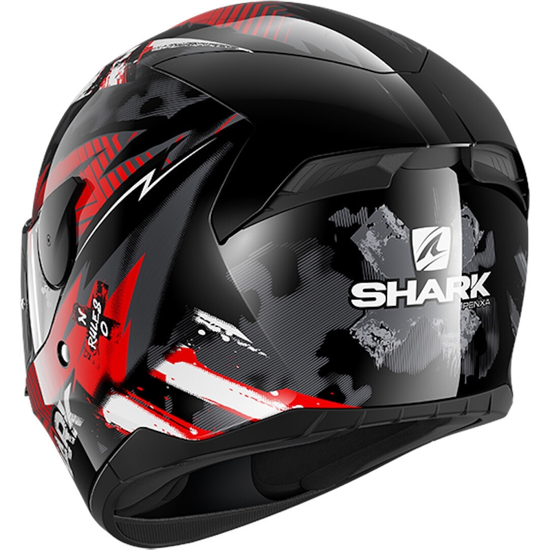 Cască integrală SHARK D-SKWAL 2 Penxa negru-alb-roșu lichidare