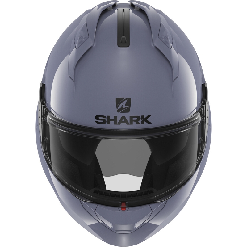 Cască de protecție cu clapetă SHARK EVO-GT Gri alb lucios