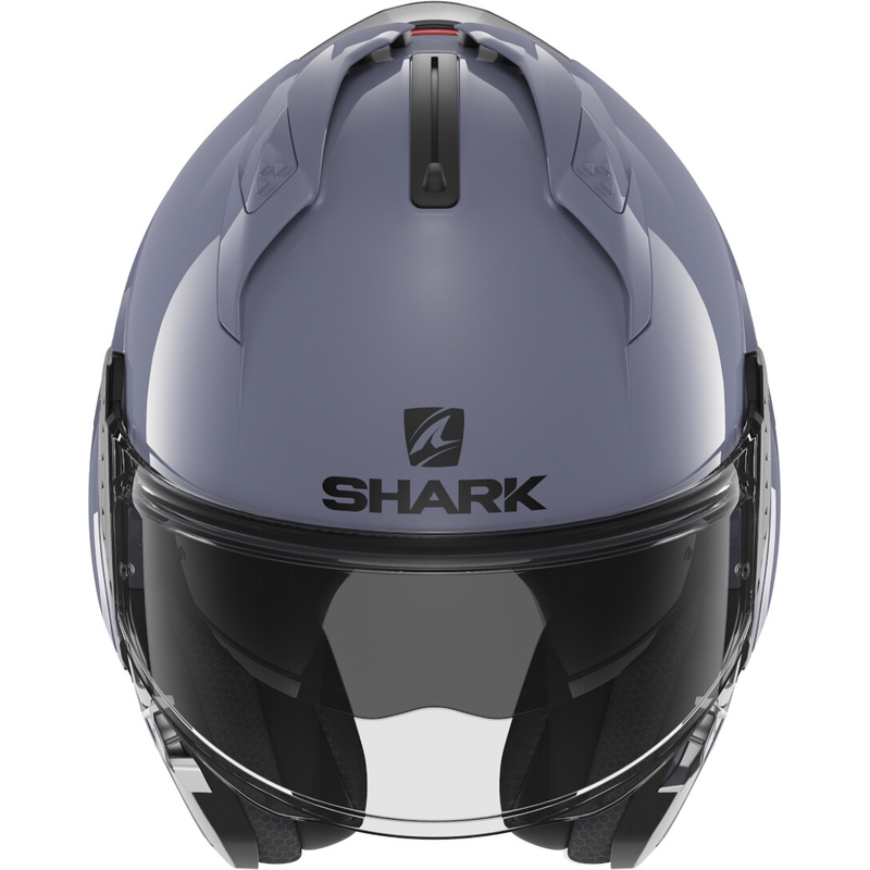 Cască de protecție cu clapetă SHARK EVO-GT Gri alb lucios