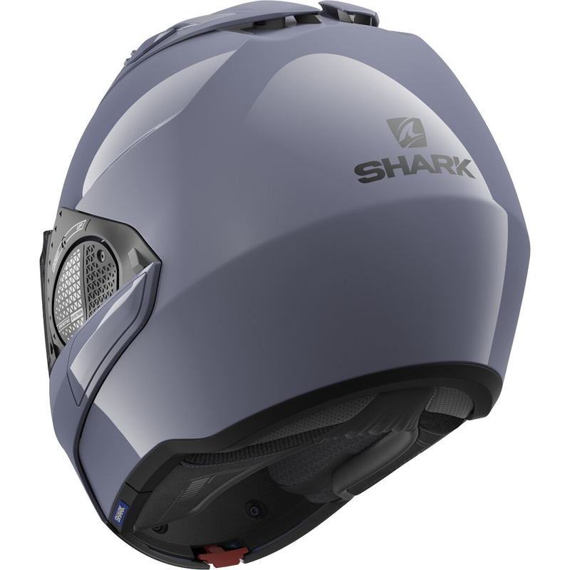 Cască de protecție cu clapetă SHARK EVO-GT Gri alb lucios