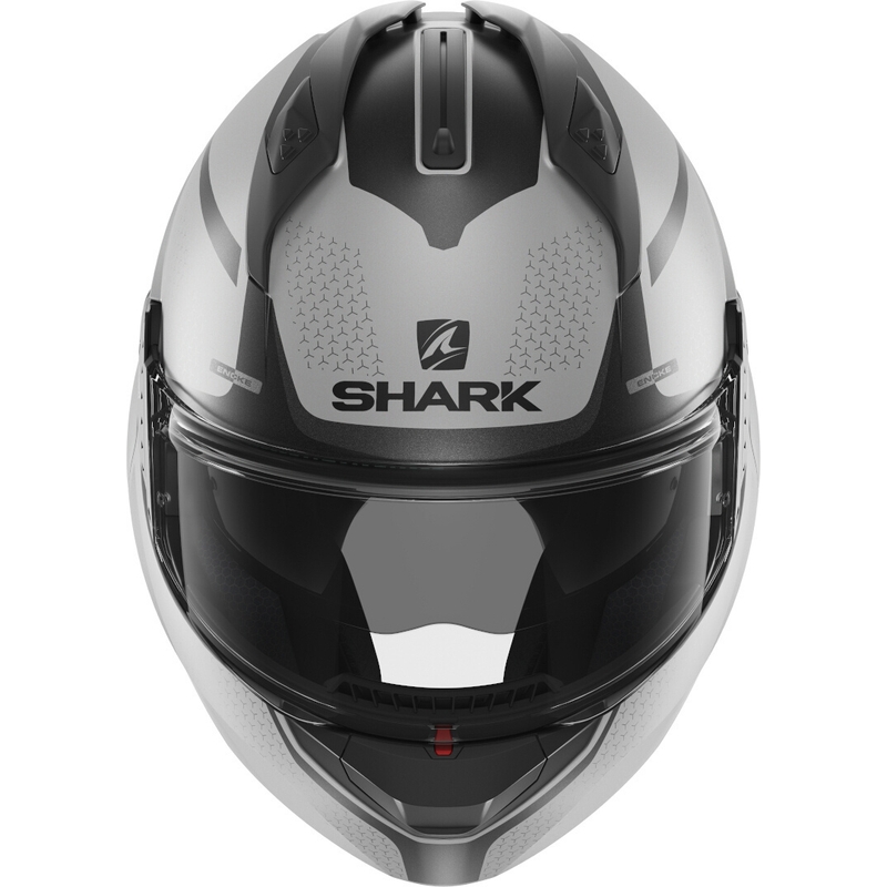 Cască pliabilă SHARK EVO-GT Encke gri-negru lichidare