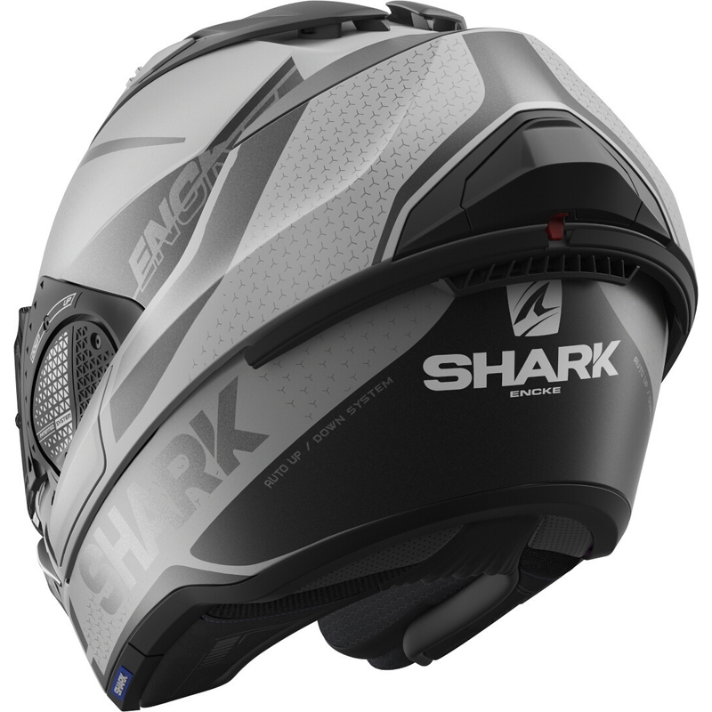Cască pliabilă SHARK EVO-GT Encke gri-negru lichidare