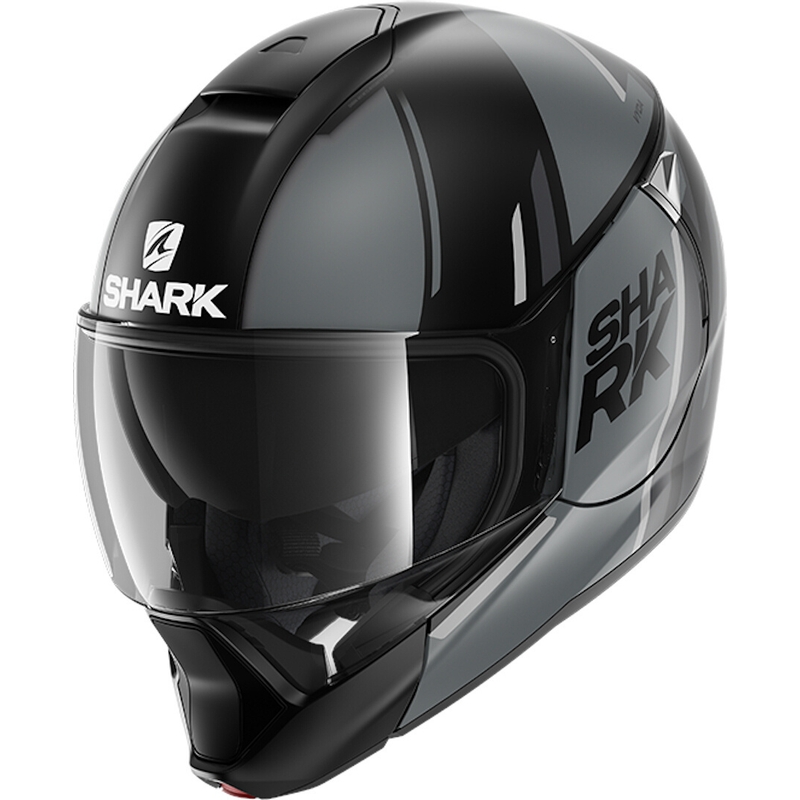 Cască de protecție cu înclinare SHARK EVOJET Vyda negru-gri