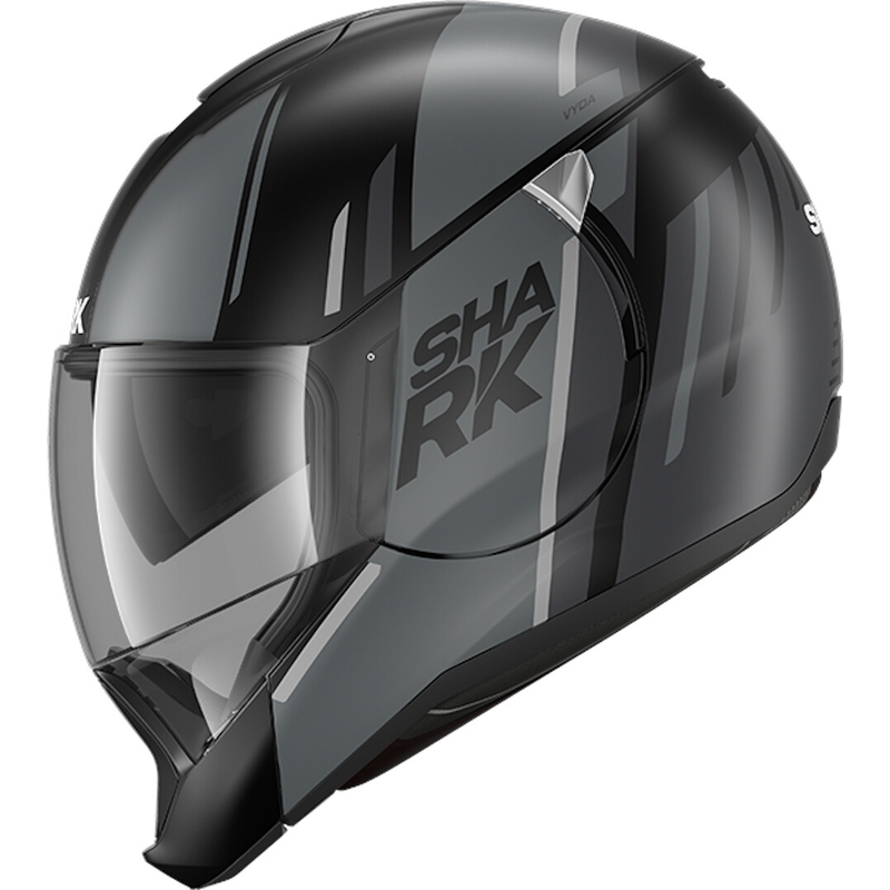 Cască de protecție cu înclinare SHARK EVOJET Vyda negru-gri
