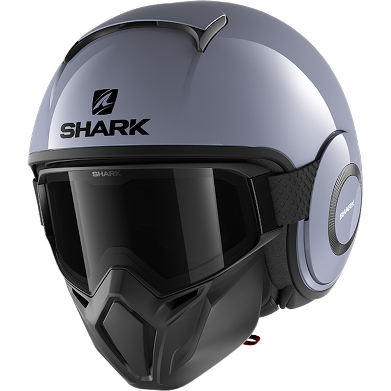 Cască de protecție deschisă SHARK STREET-DRAK Gri gol