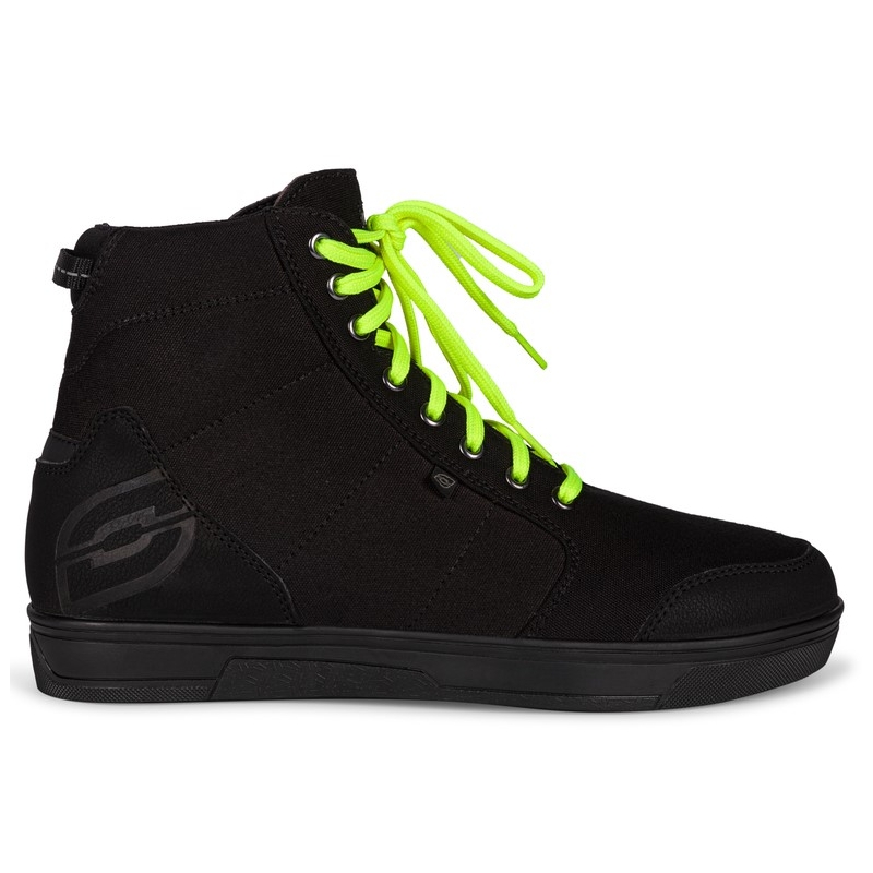 Ghete motociclete Ozone Town negru-galben fluo