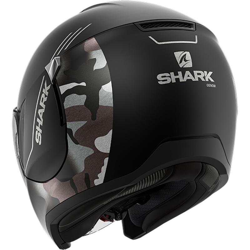 Cască deschisă SHARK CITYCRUISER Genom negru-gri lichidare