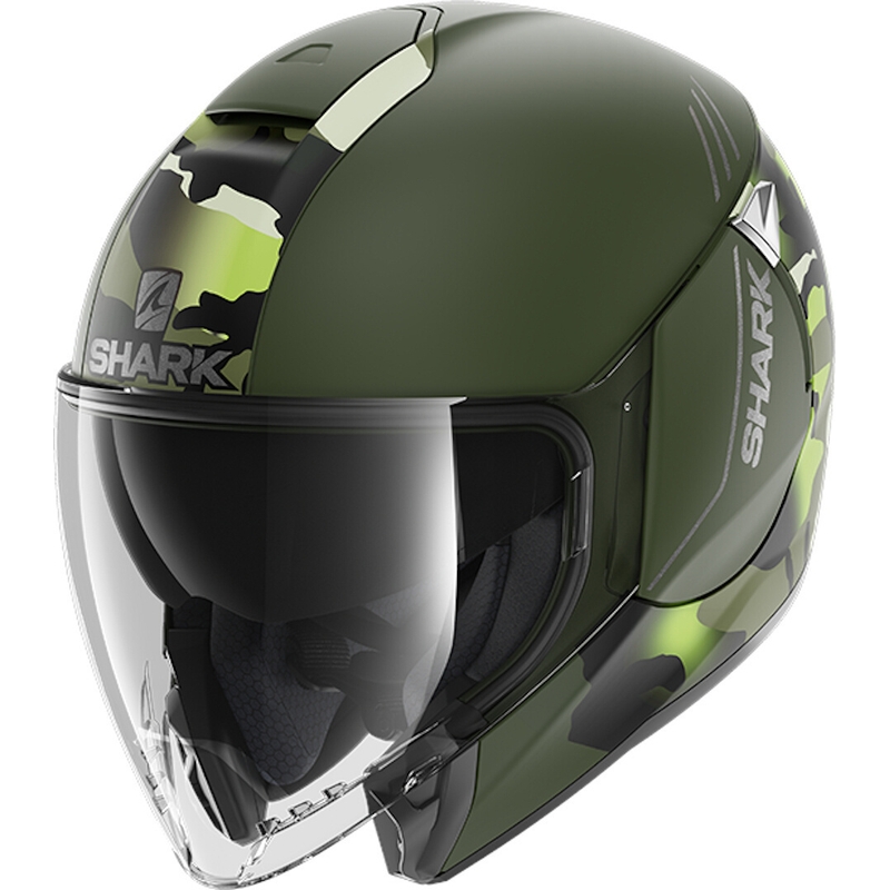 Cască deschisă SHARK CITYCRUISER Genom verde