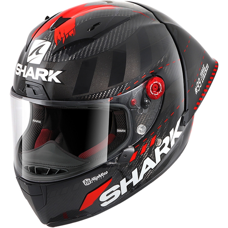 Casca SHARK RACE R-PRO GP Lorenzo Winter Test 99 negru-roșu výprodej lichidare