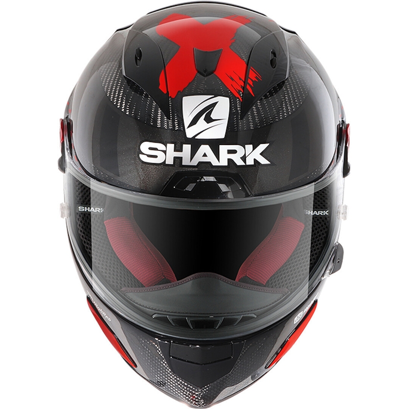 Casca SHARK RACE R-PRO GP Lorenzo Winter Test 99 negru-roșu výprodej lichidare