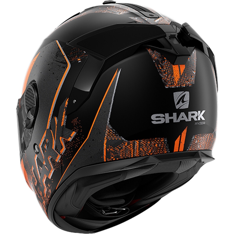Cască integrală SHARK SPARTAN GT Ryser negru-gri-portocaliu