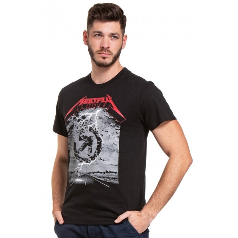 Tricou Meatfly Metallica 25TH negru