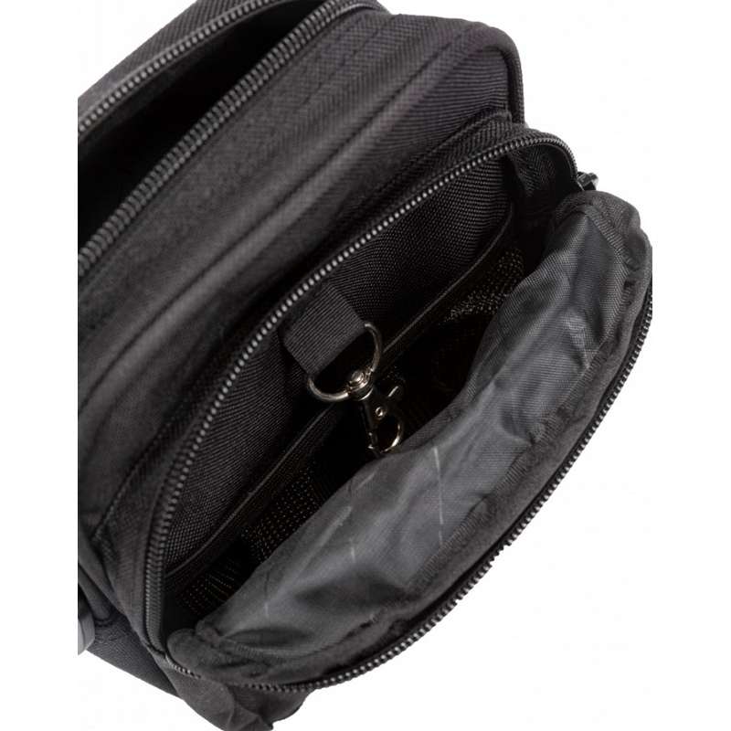 Geantă de umăr Meatfly Hardy negru