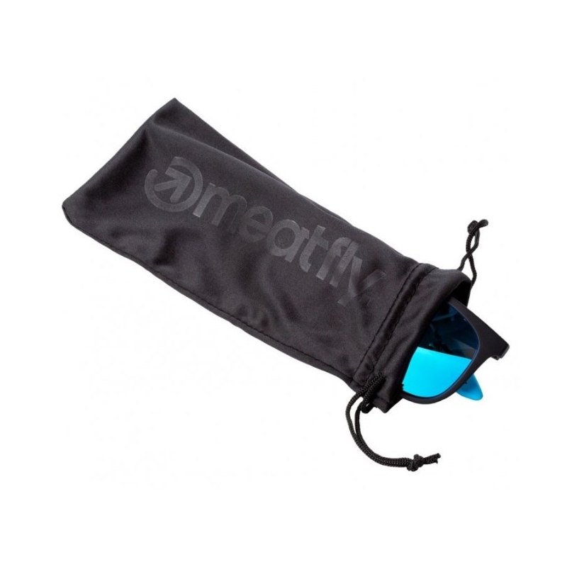 Meatfly Clutch Clutch ochelari negri și albaștri