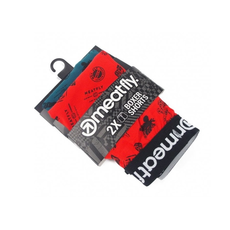 Meatfly Balboa Boxeri cu pachet dublu - Stamps