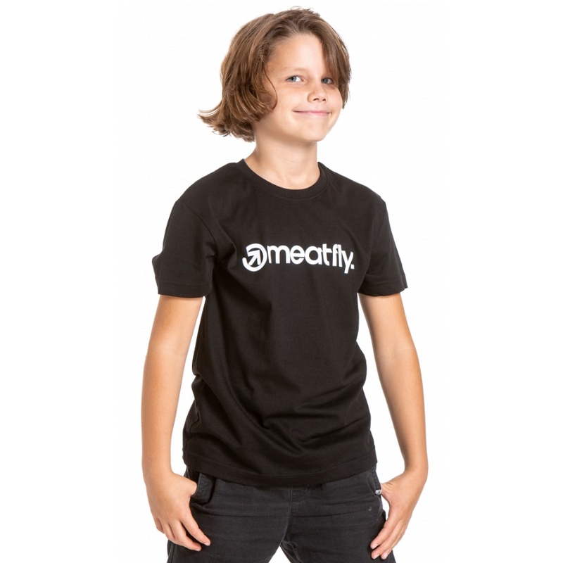 Tricou pentru copii Meatfly Bart negru lichidare
