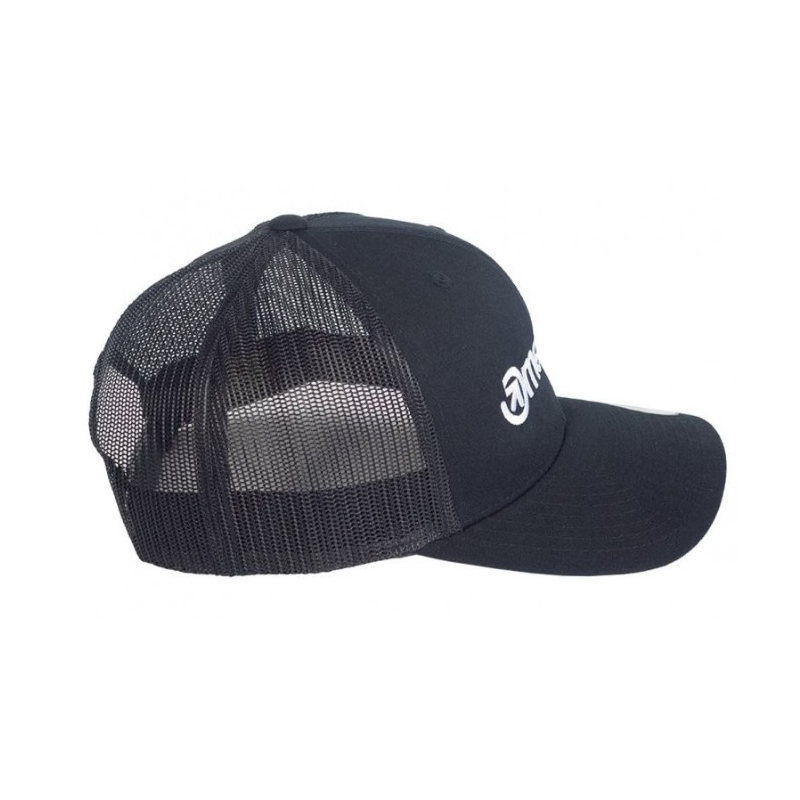 Meatfly Logo Trucker Cap Yupoong negru