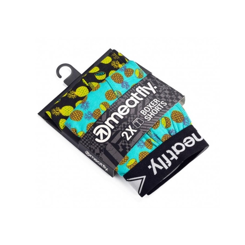 Meatfly Balboa Boxeri cu pachet dublu - Pineapple