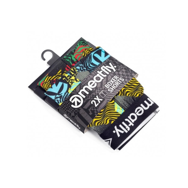 Meatfly Balboa Boxeri cu pachet dublu - Numb