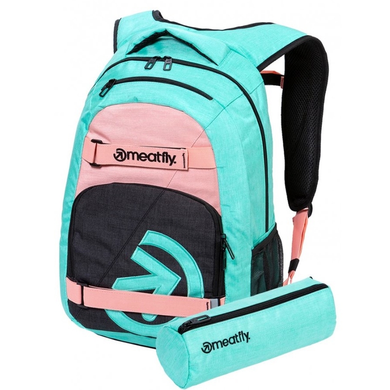 Rucsac Meatfly Exile 5 verde-roșu-negru