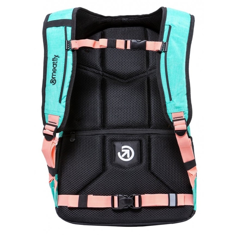 Rucsac Meatfly Exile 5 verde-roșu-negru