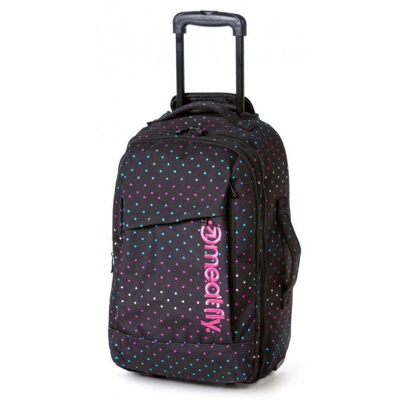Meatfly Revel Trolley Bag negru și roz