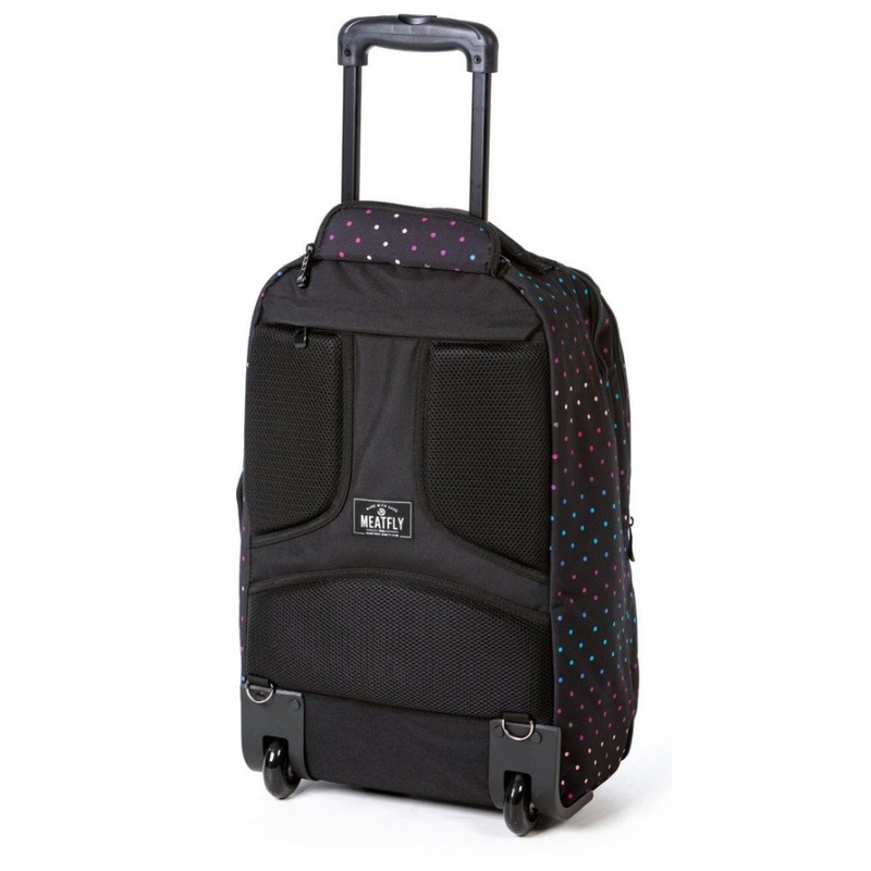 Meatfly Revel Trolley Bag negru și roz