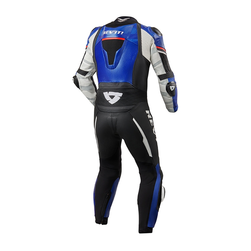 Revit Hyperspeed costum de motociclist dintr-o singură bucată albastru-negru lichidare