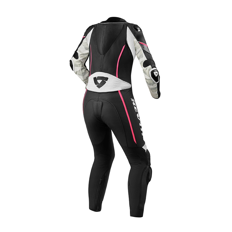 Costum de motocicletă dintr-o singură bucată pentru femei Revit Xena 3 negru și roz lichidare