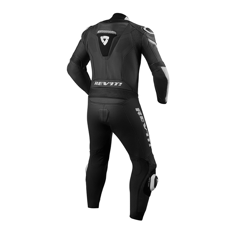 Revit Argon costum de motociclist dintr-o singură bucată negru și alb lichidare