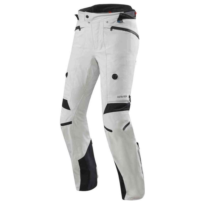 Pantaloni pentru motociclete Revit Poseidon 2 GTX negru-argintiu  extinsă lichidare
