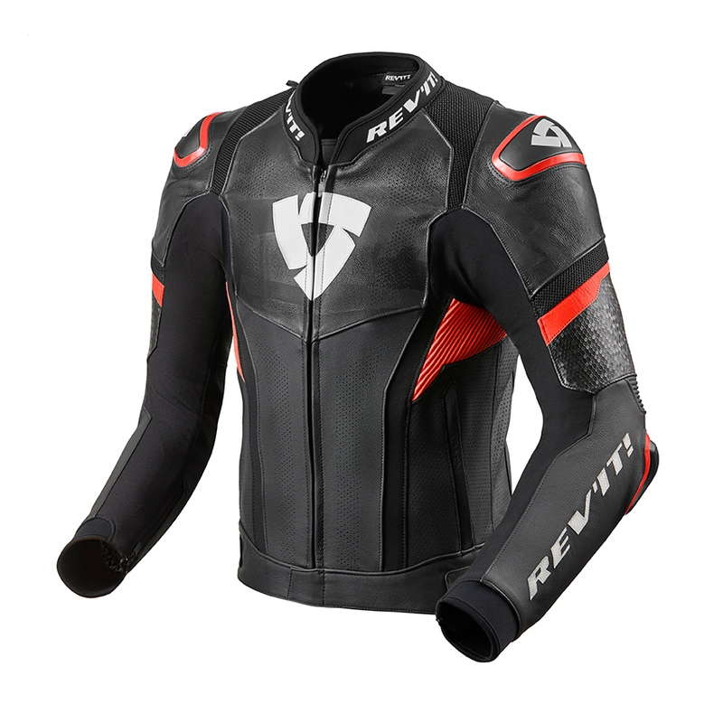 Revit Hyperspeed Pro Black-Neon Red Jacheta de motocicletă Revit Hyperspeed Pro Black-Neon Red lichidare