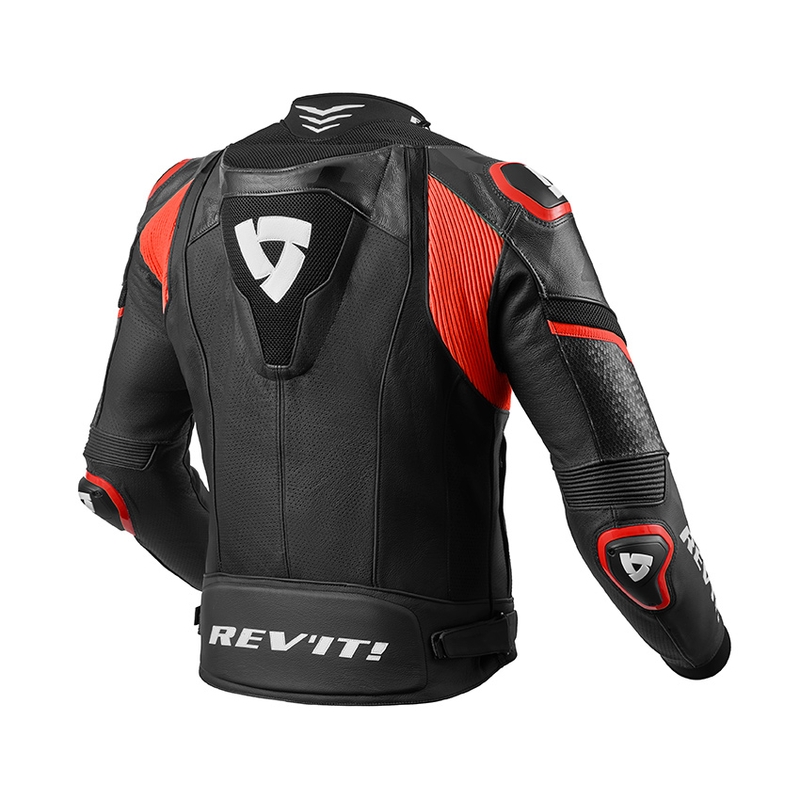 Revit Hyperspeed Pro Black-Neon Red Jacheta de motocicletă Revit Hyperspeed Pro Black-Neon Red lichidare