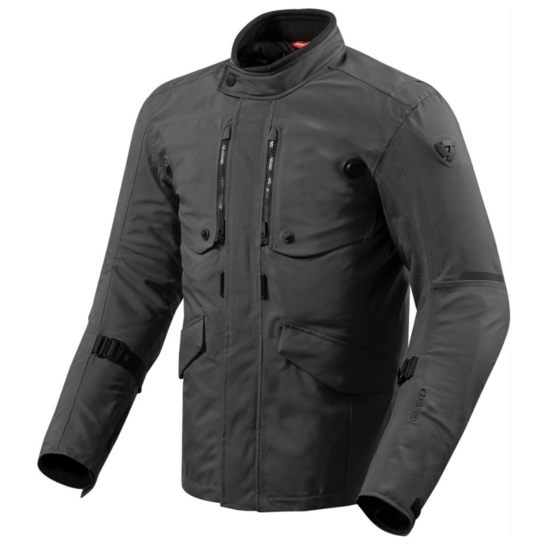 Revit Trench GTX jachetă de motocicletă negru lichidare