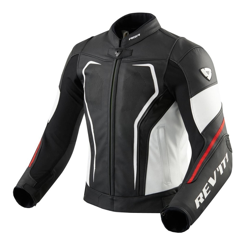 Revit Vertex GT negru-roșu jachetă de motociclete lichidare