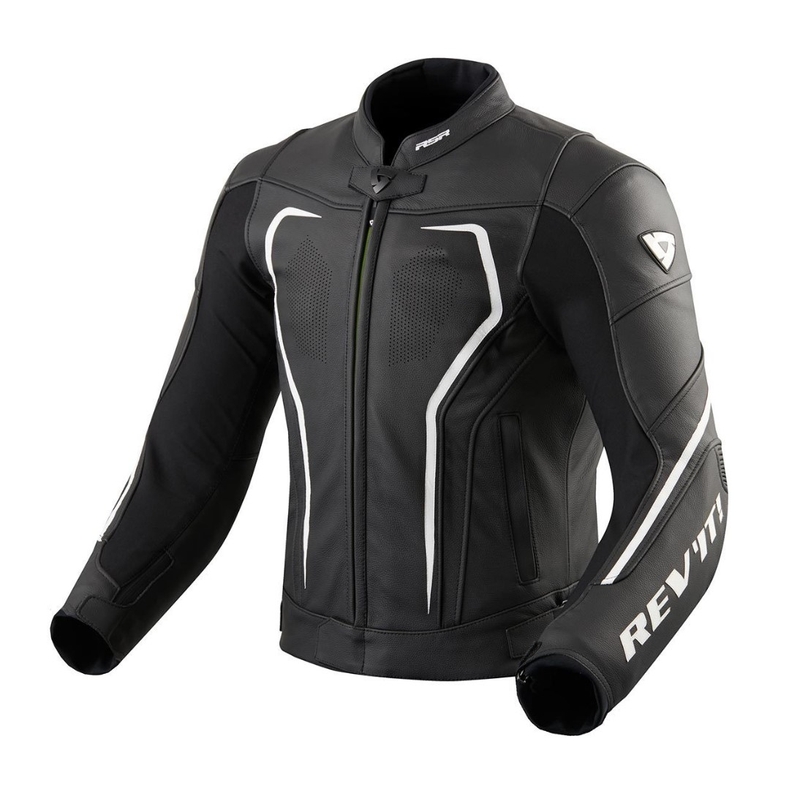 Revit Vertex GT negru și alb jacheta de motociclete lichidare