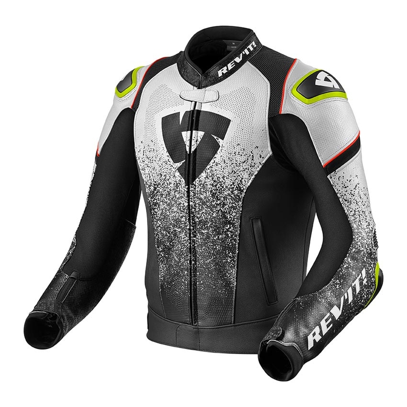 Revit Quantum Quantum Negru și alb Jacheta de motociclete lichidare