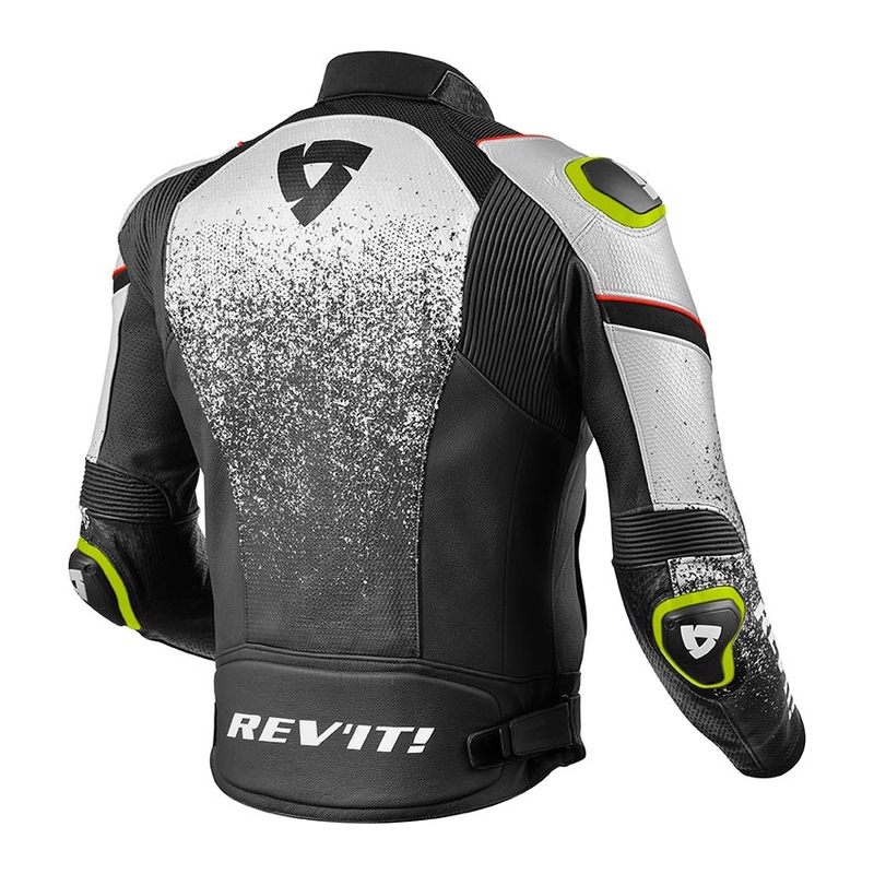 Revit Quantum Quantum Negru și alb Jacheta de motociclete lichidare
