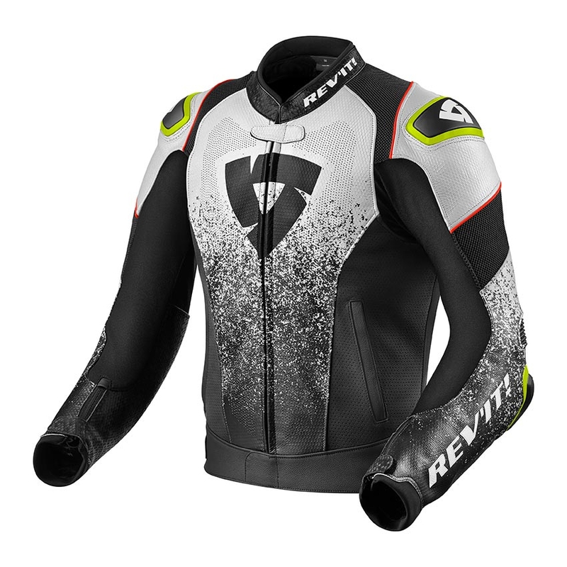Revit Quantum Air Negru și alb jacheta de motociclete lichidare